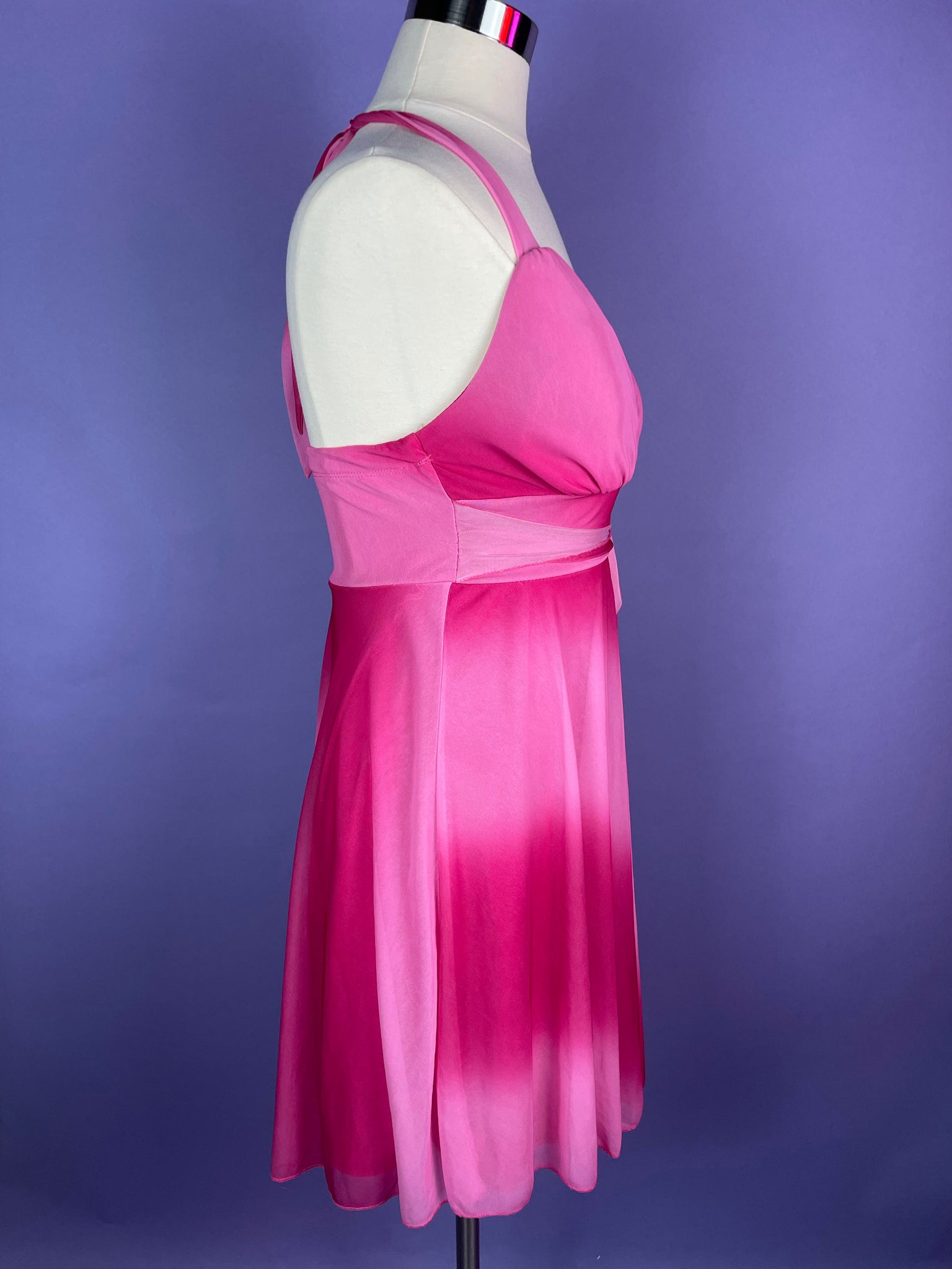 Pink Y2K Halter Dress – Beetle Rose